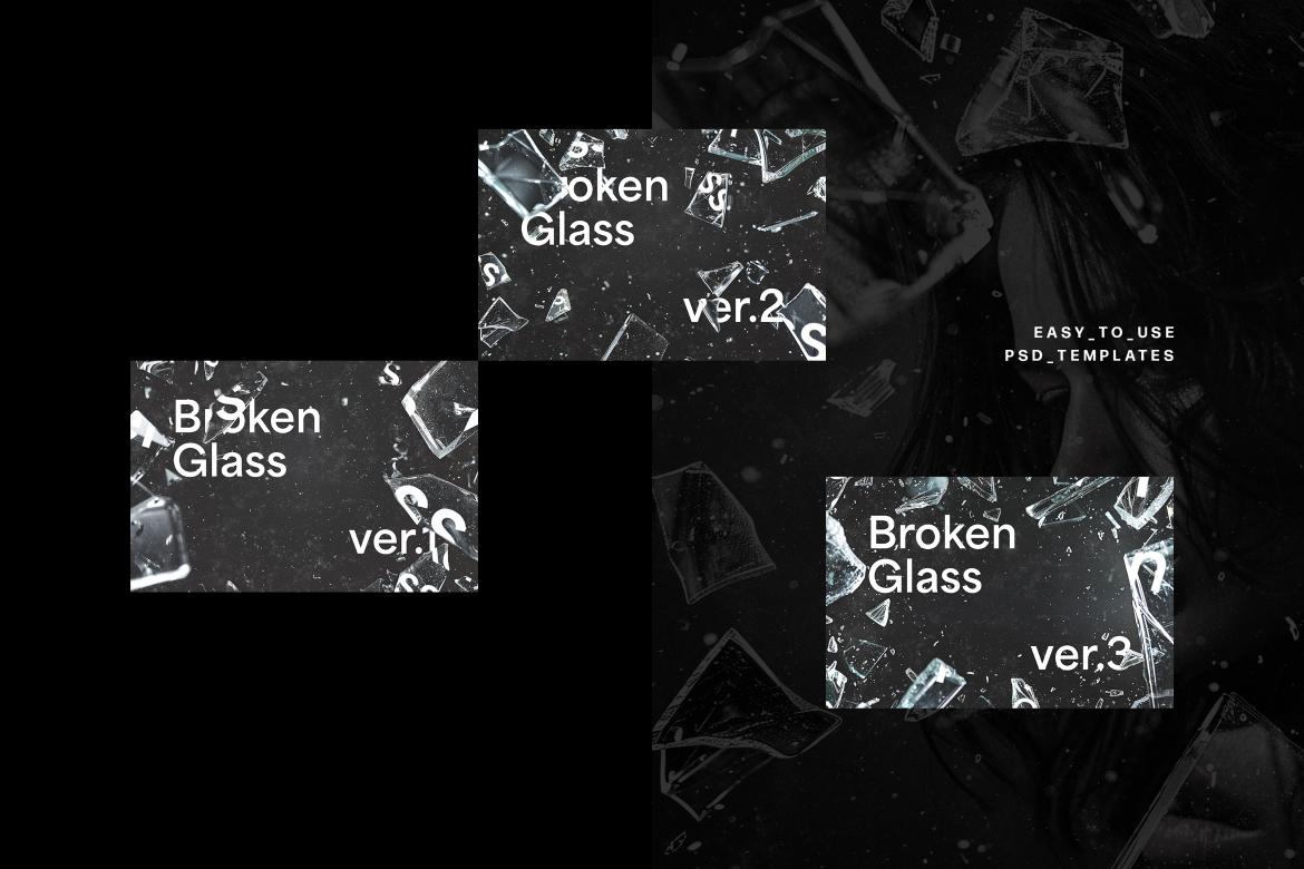 Shattered Glass Photo Effect
