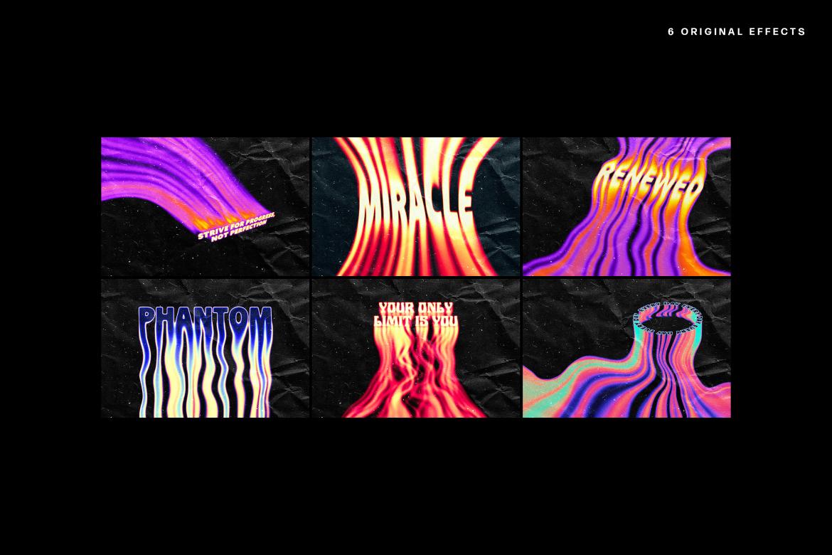 Trippy Liquid Text Effect