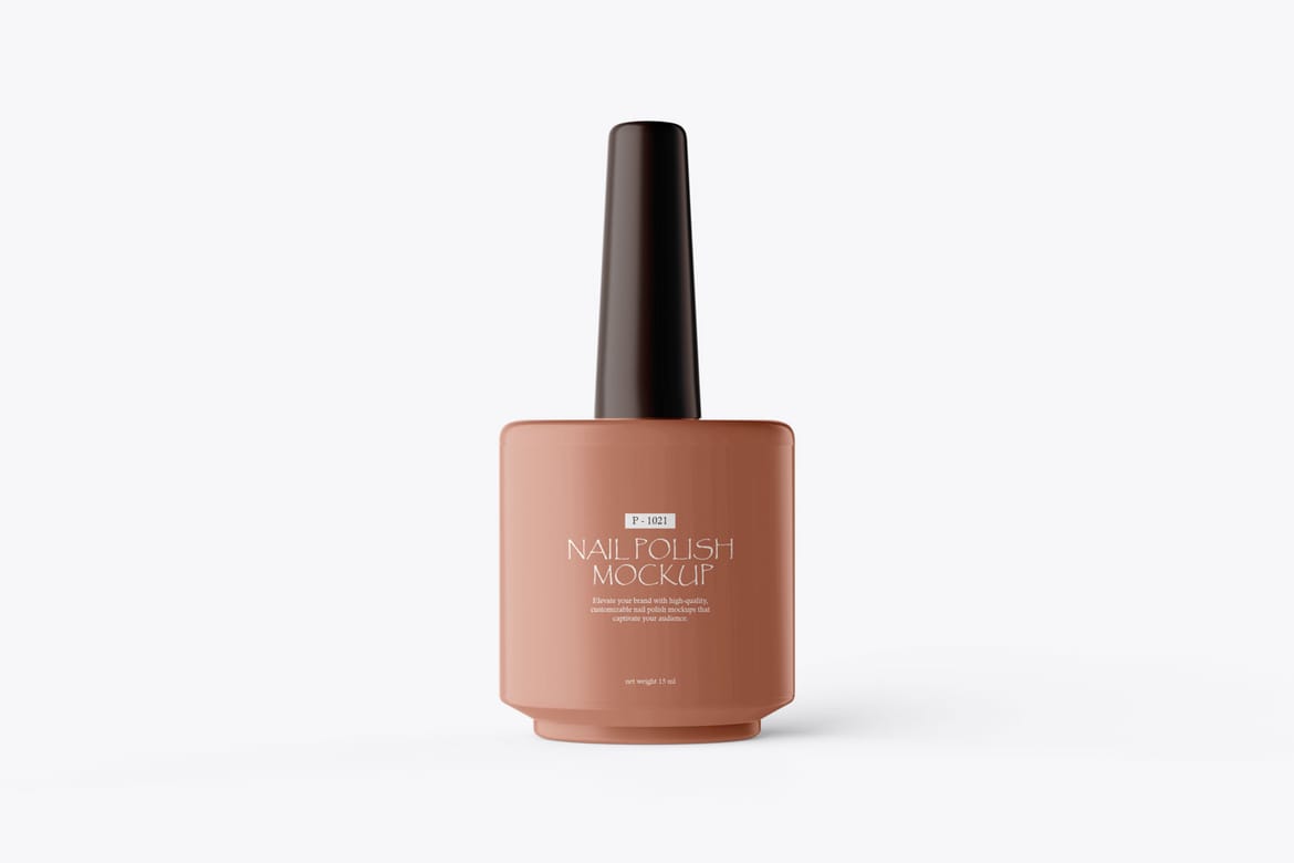 Nail Polish Cosmetic Mockup For Branding