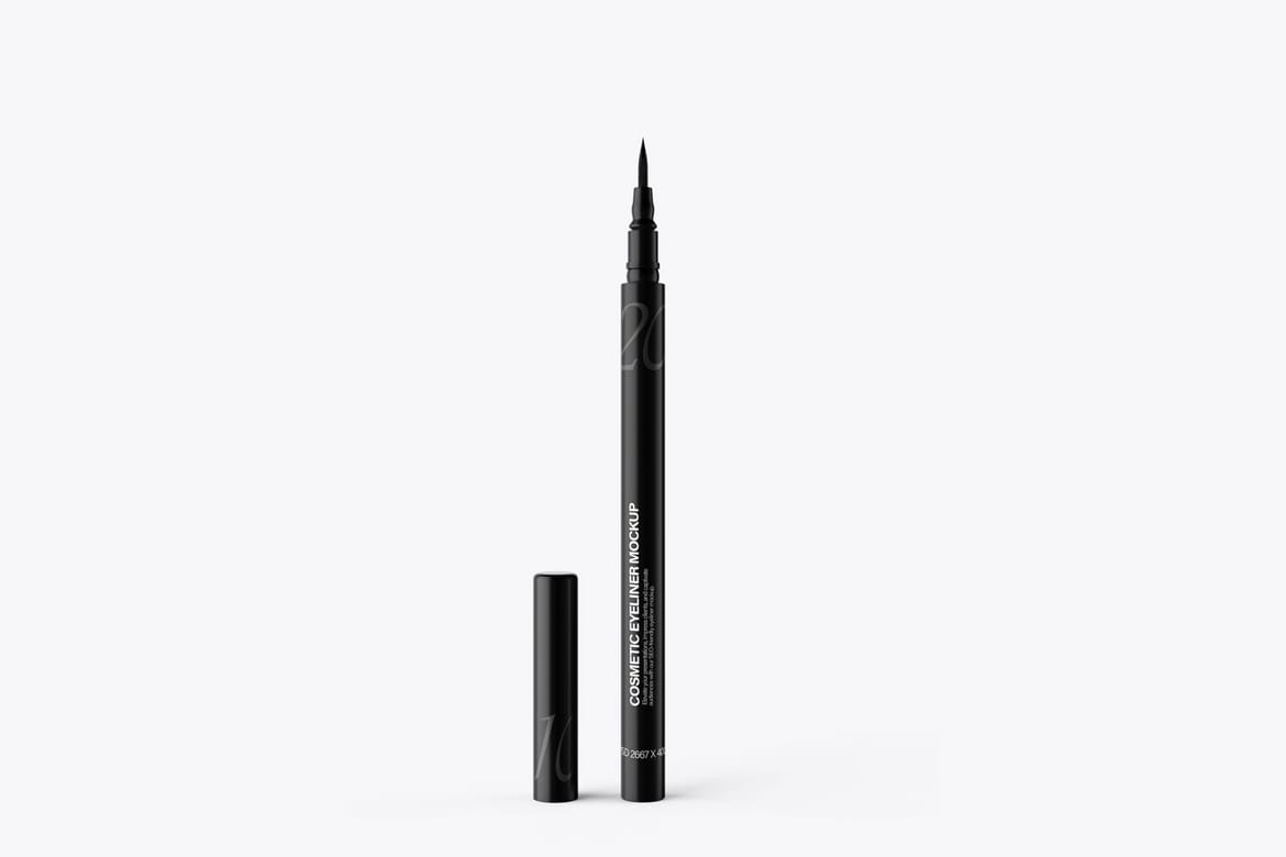 Pen Eyeliner PSD Mockup
