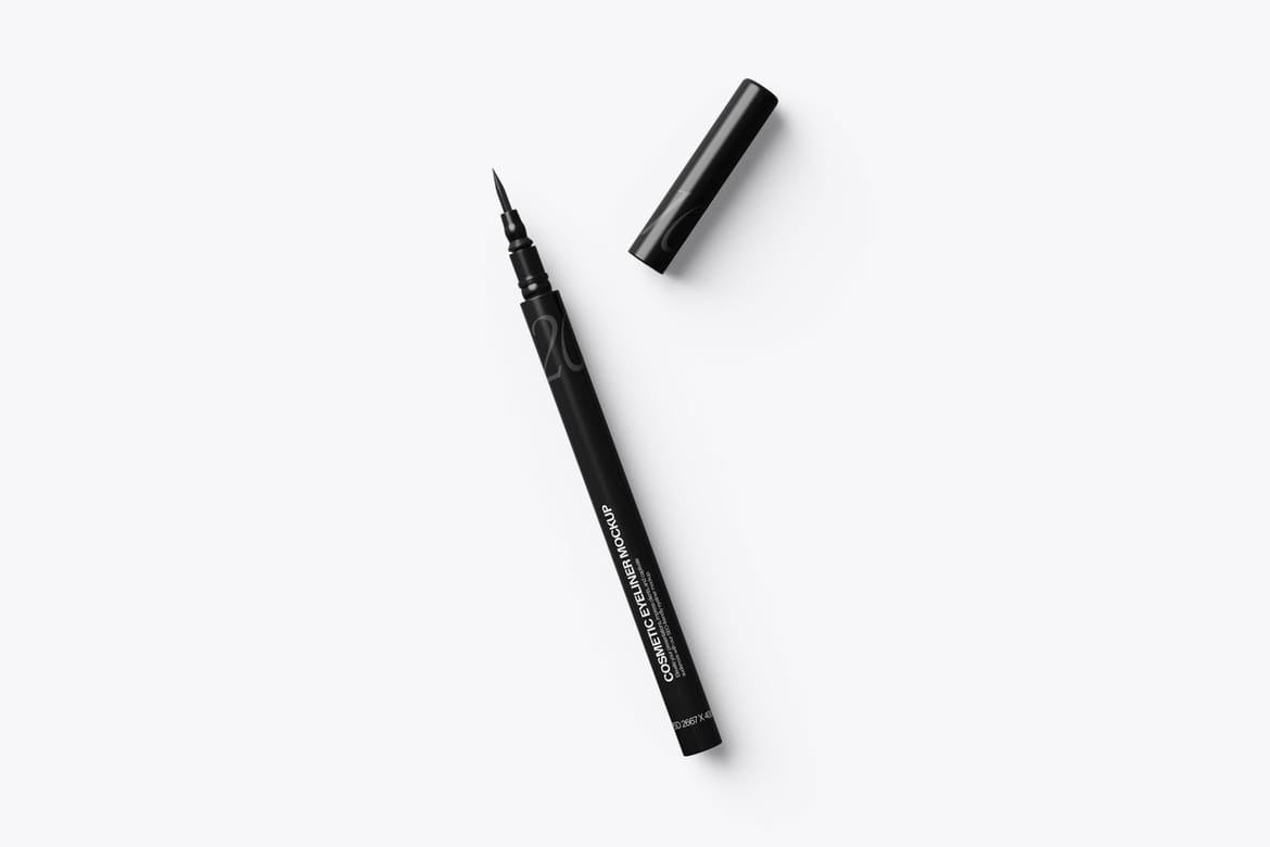 Pen Eyeliner PSD Mockup