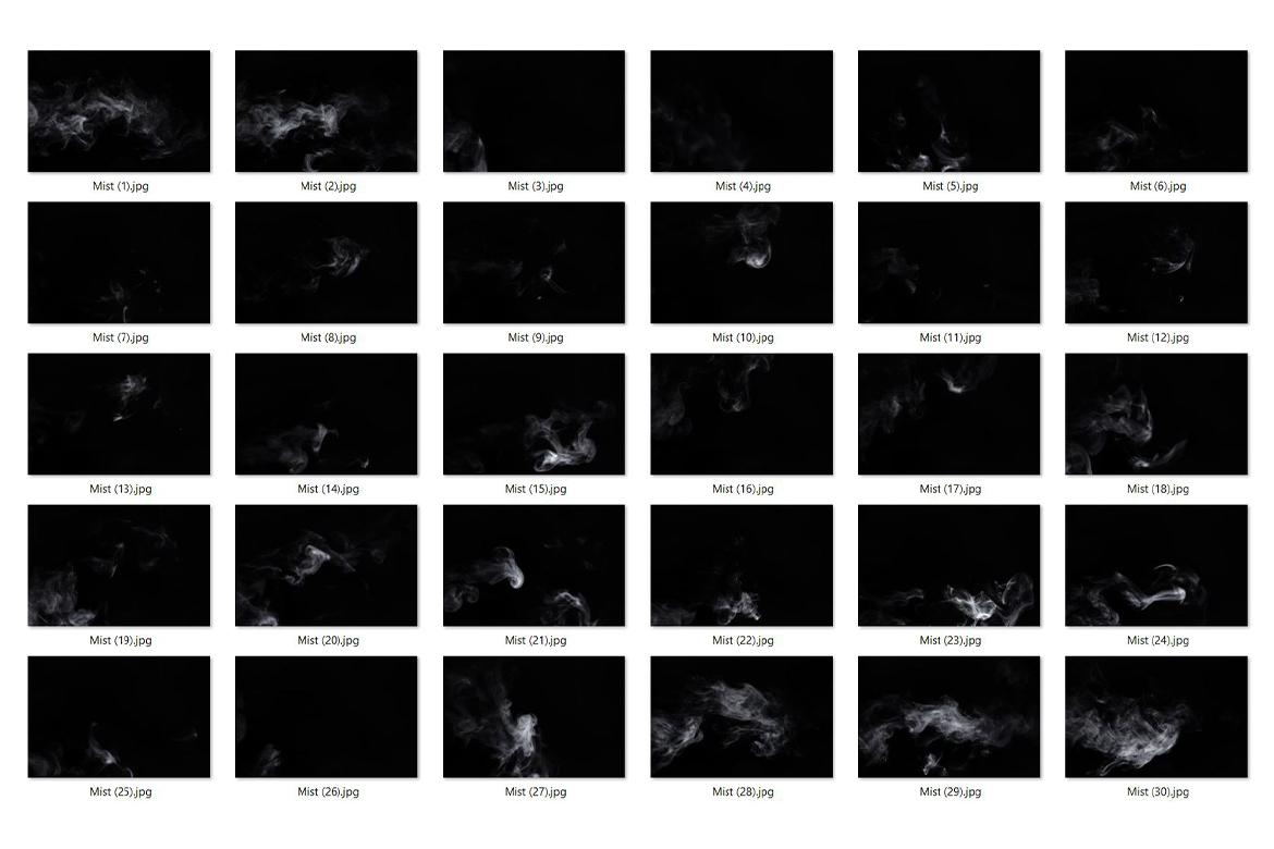 30 Mist Overlays