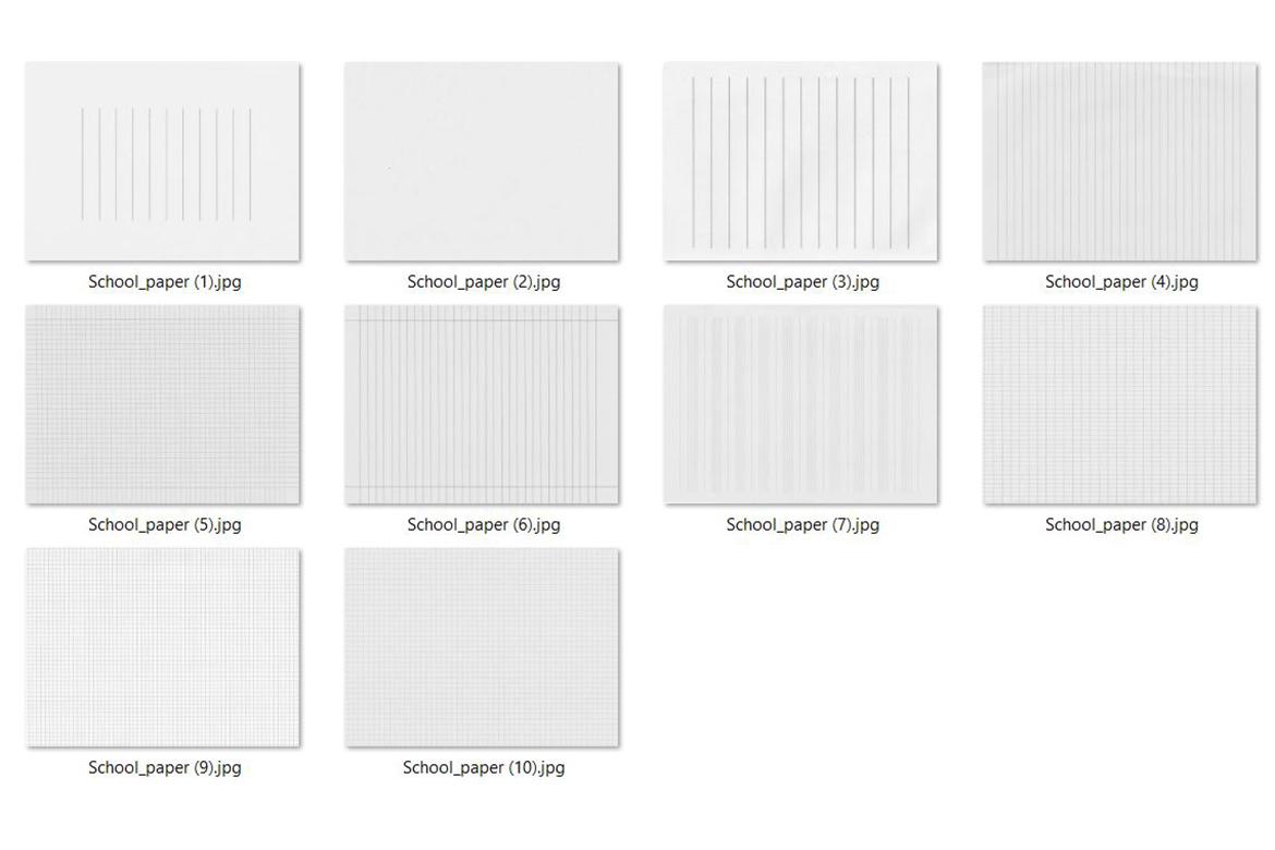 10 School Paper Texture