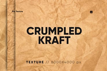 20 Creased Kraft Texture