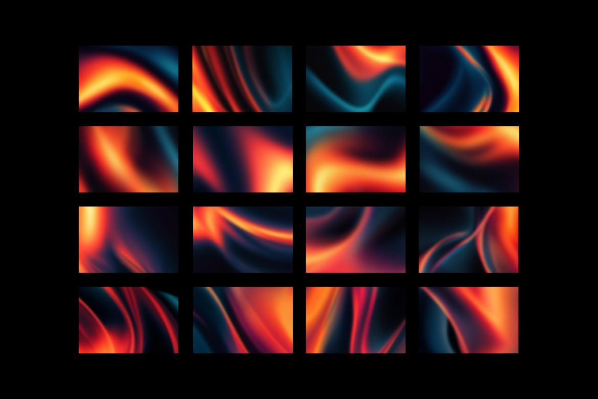 Vivid Blend Gradient Textures