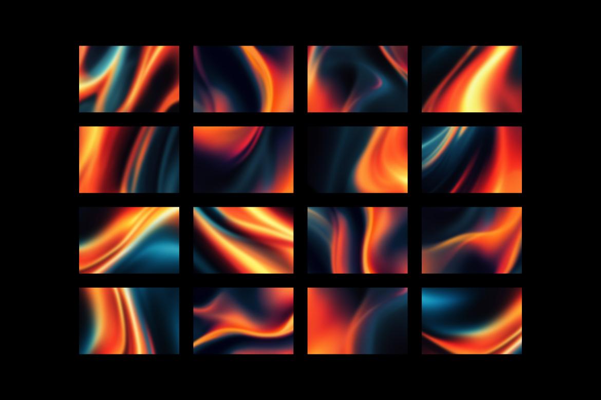 Vivid Blend Gradient Textures