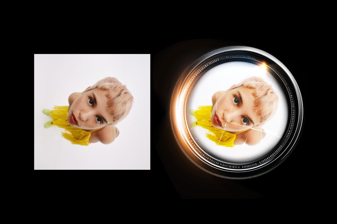 Fish Eye Camera Lens Photo Effect