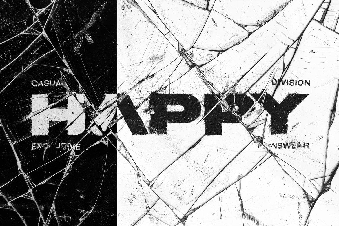 Cracked Glass Effect 
