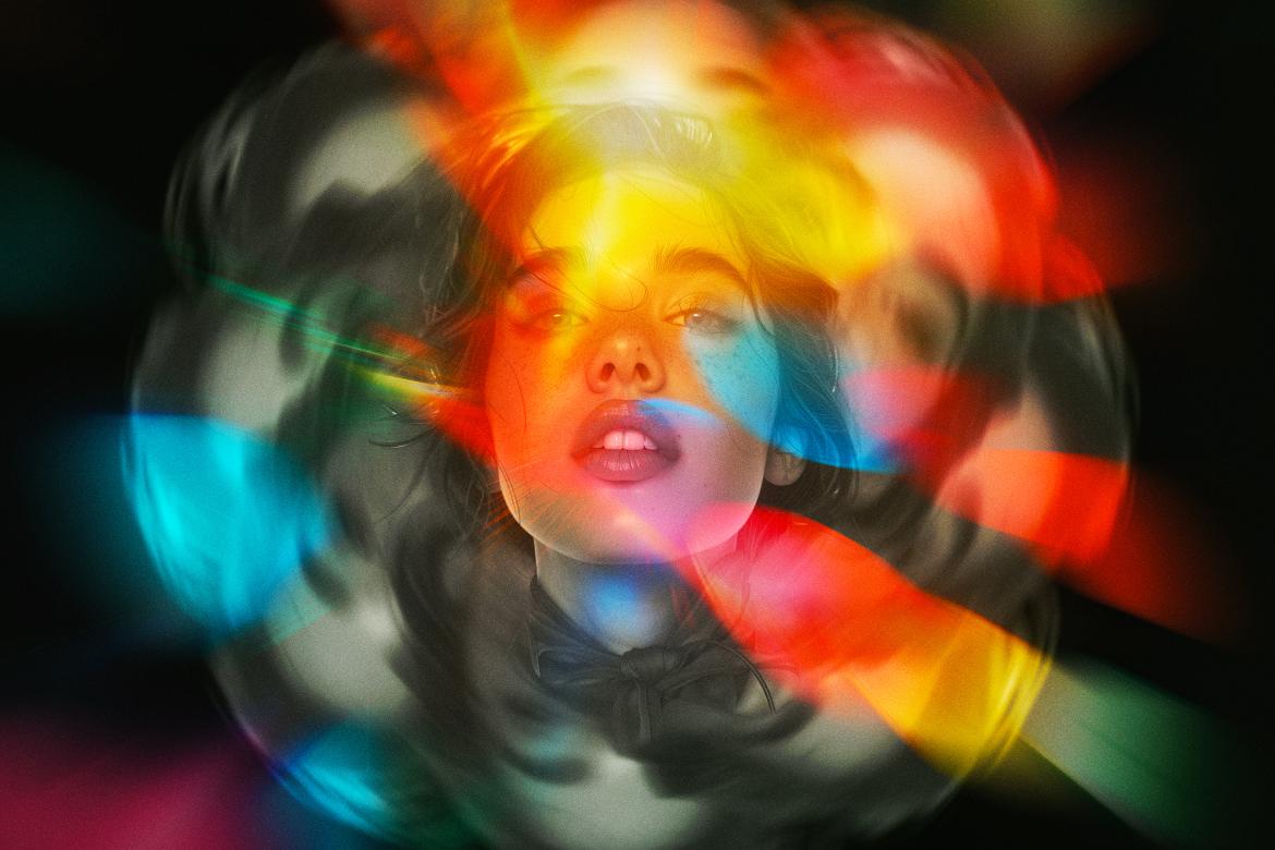 Kaleidoscope Prism Photo Effect