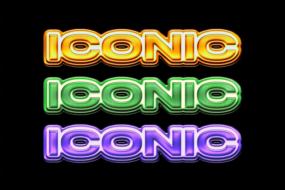 Y2K Chrome Effect