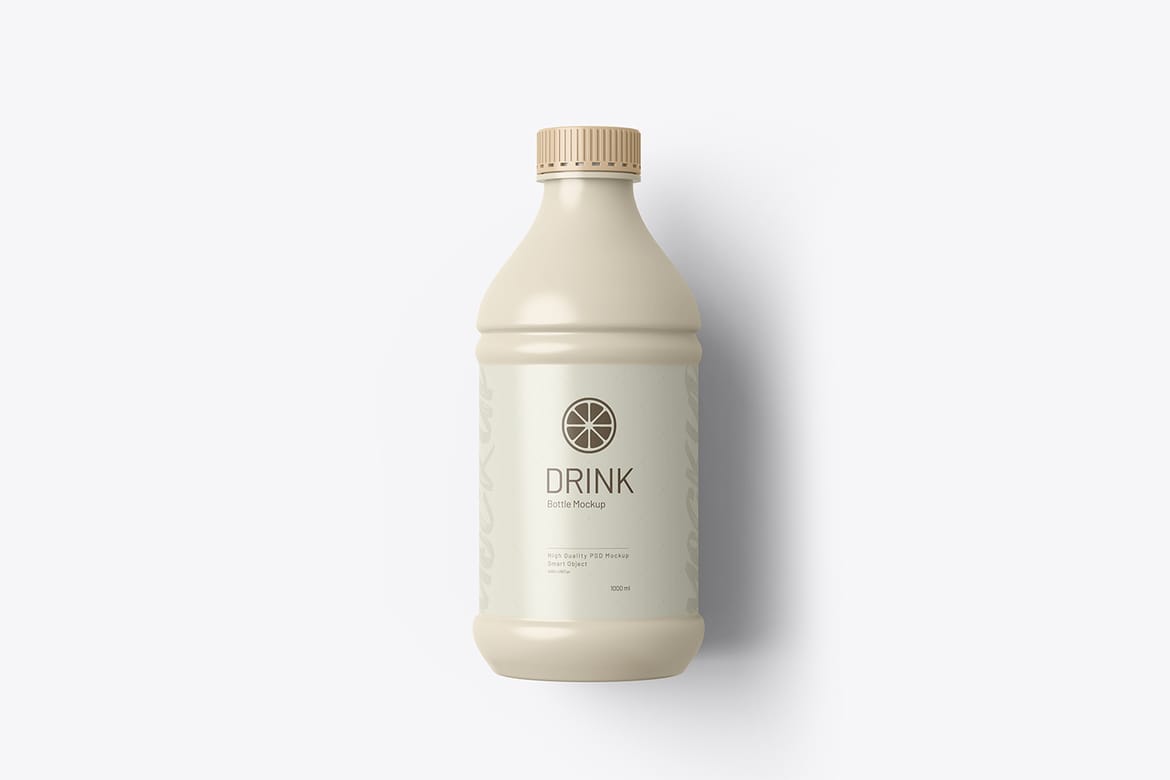Soft Drinks Plastic  Bottle PSD Mockup