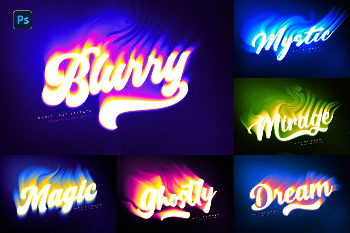 Mystic Blur Text Effects