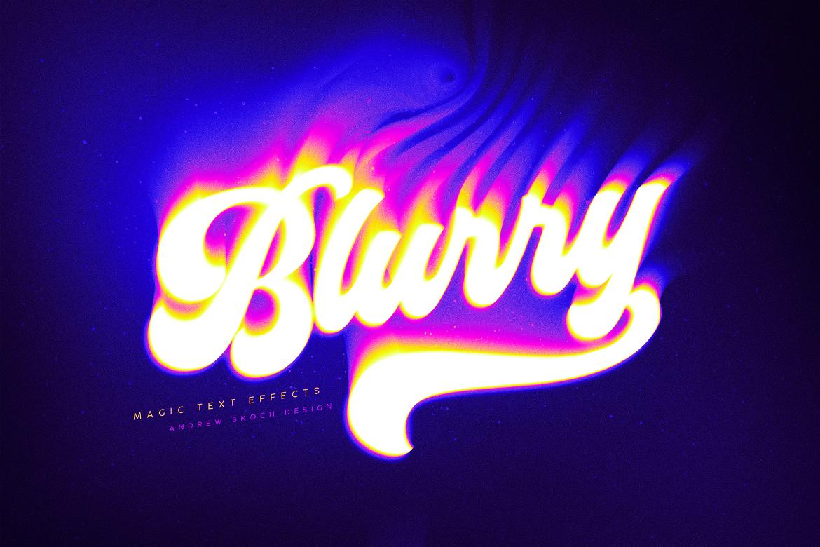 Mystic Blur Text Effects