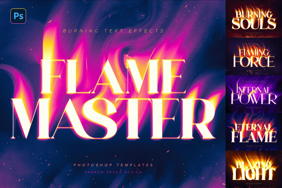 Burning Text Effects