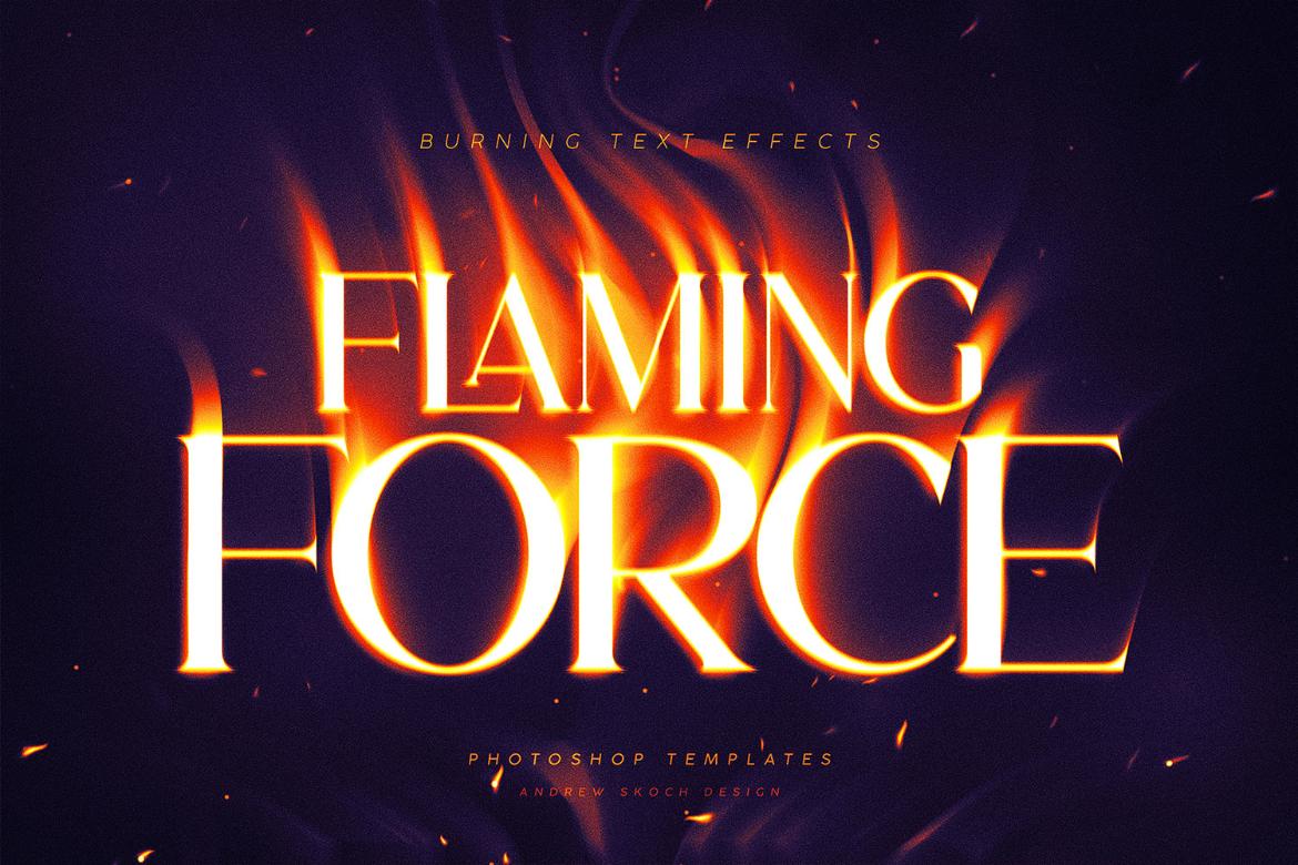 Burning Text Effects