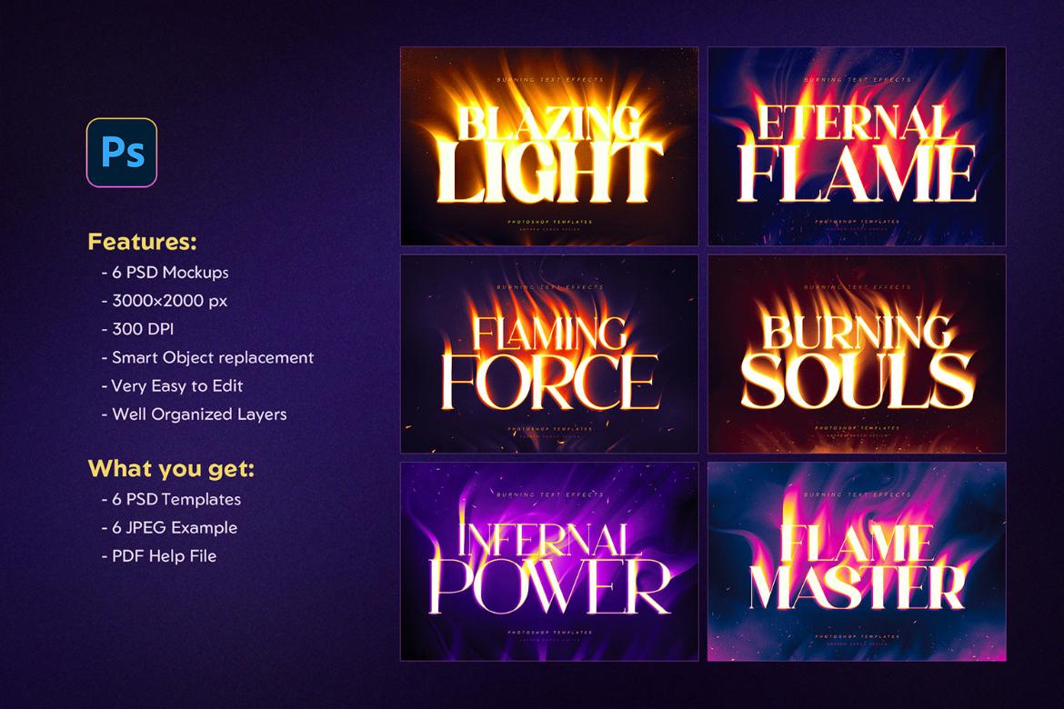 Burning Text Effects