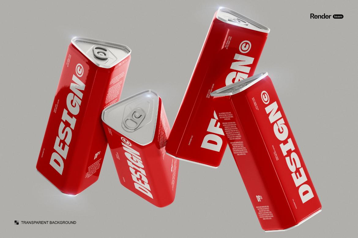 Soda / Beer Can Mockup Set