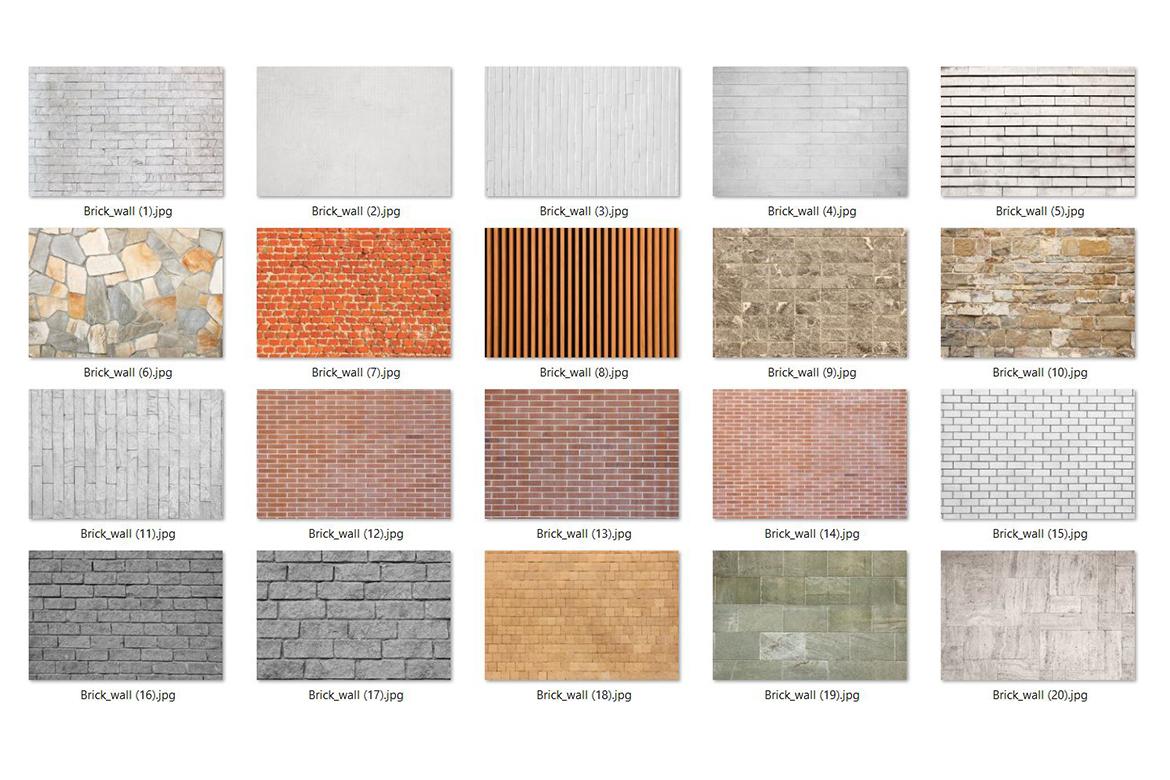 20 Brick Wall Texture