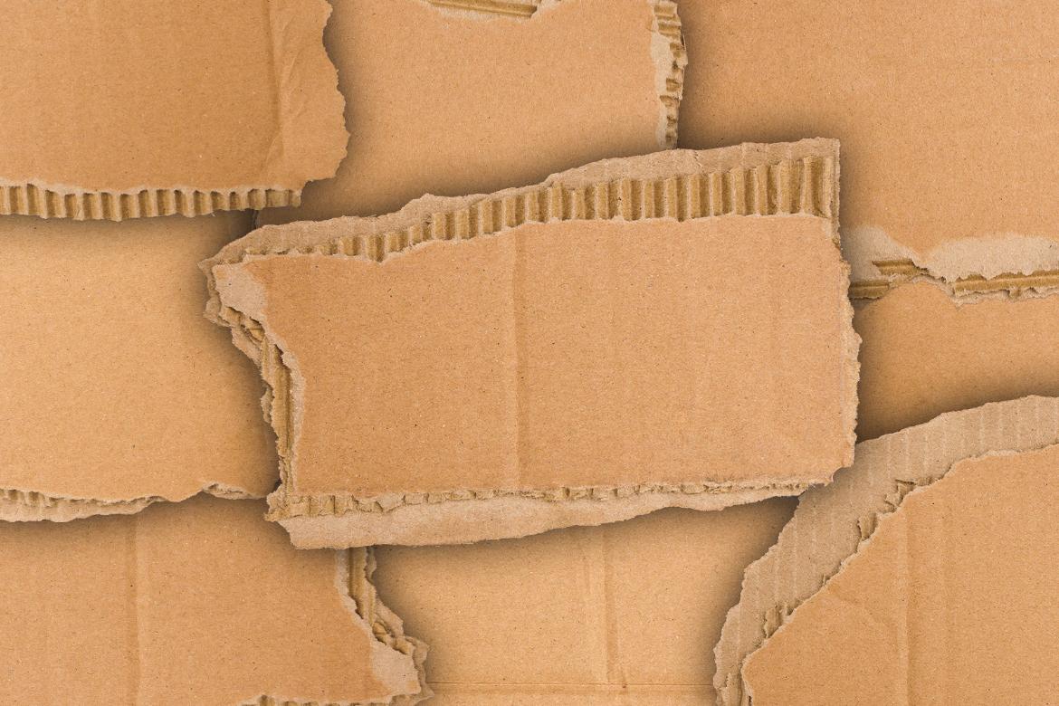 20 Torn Cardboard Textures