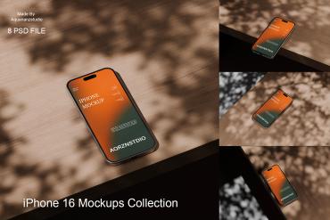 iPhone 16 mockups collection