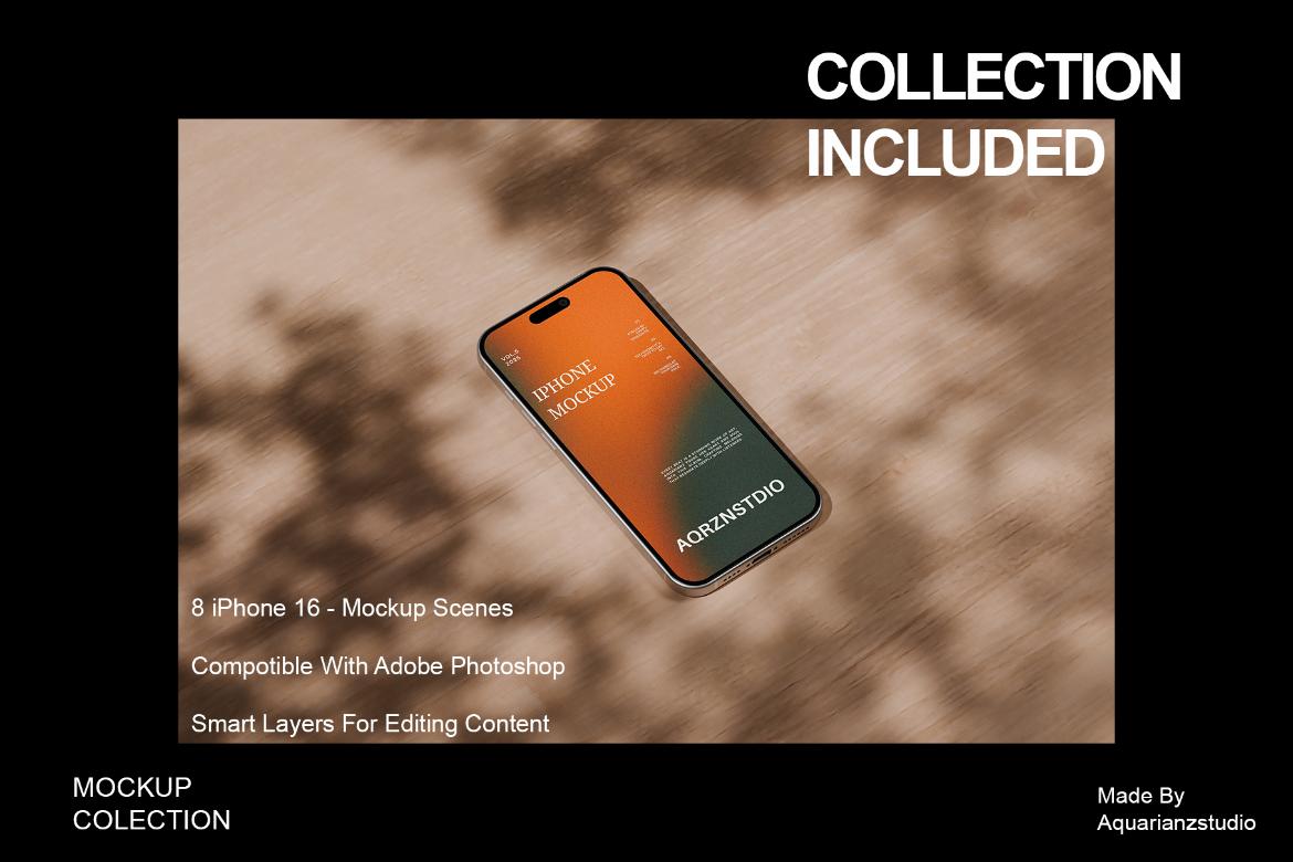 iPhone 16 mockups collection