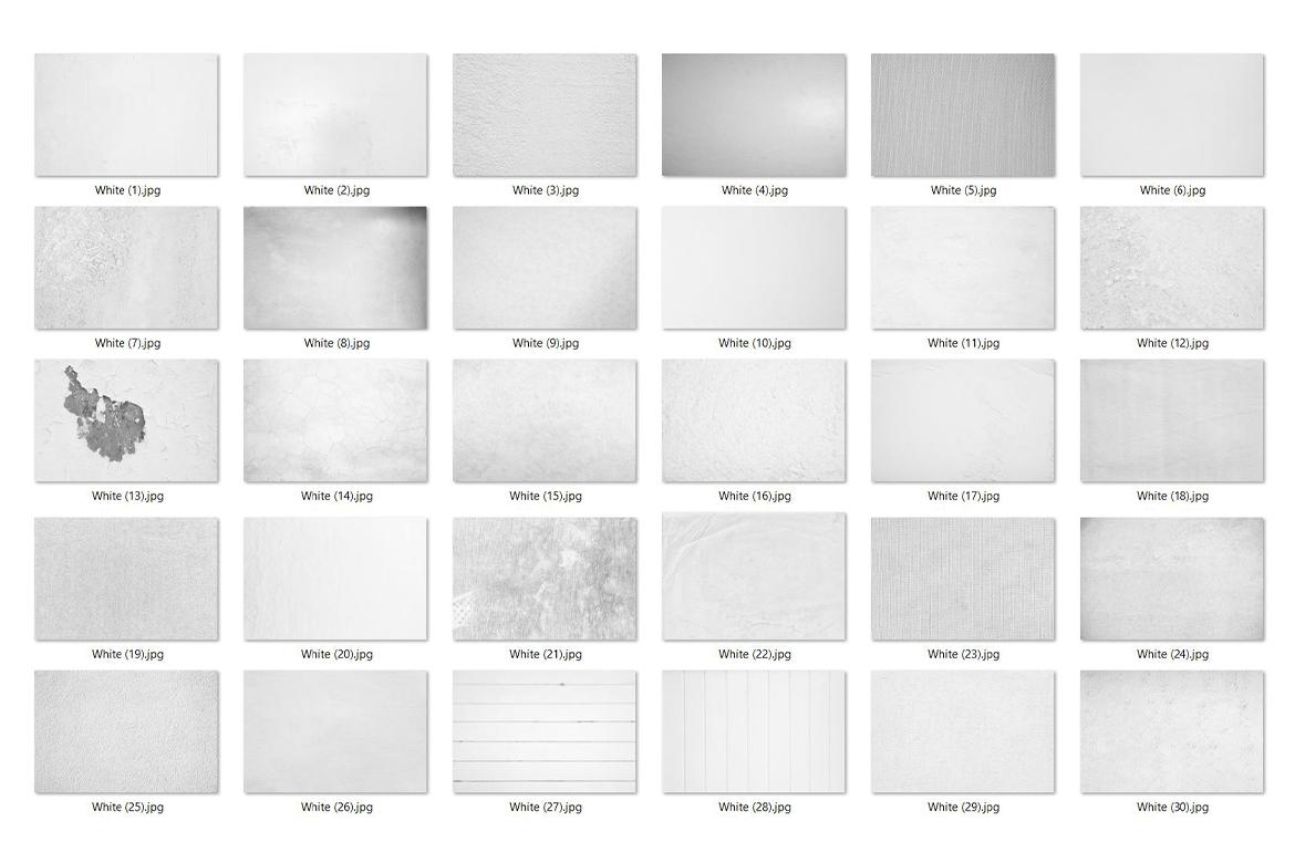 30 White Textures