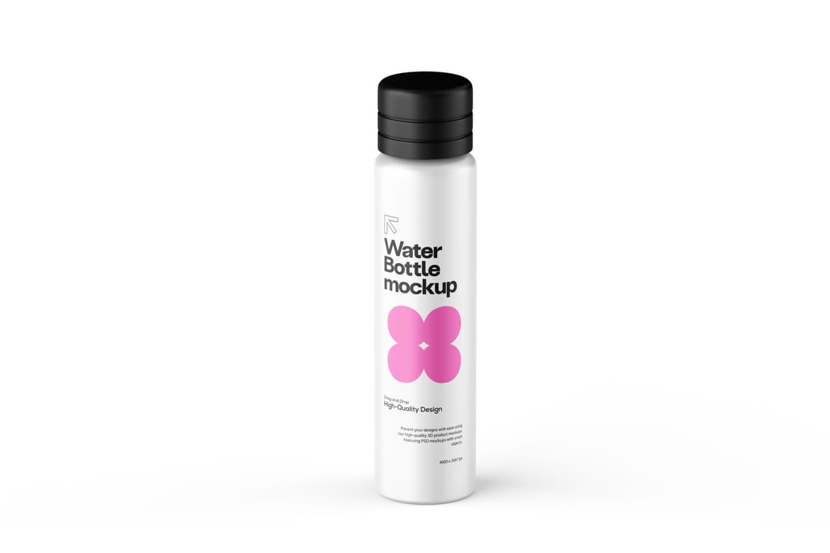Plastic Water Bottle Mockup