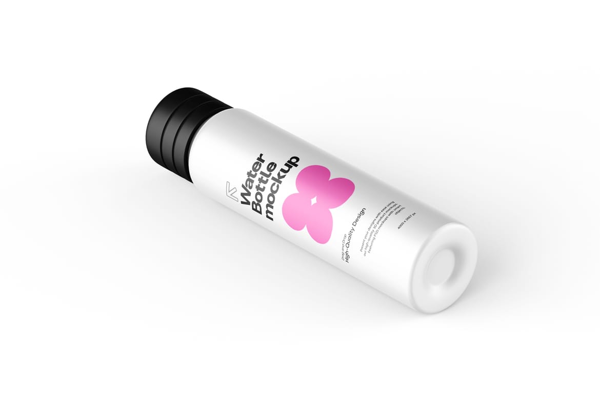 Plastic Water Bottle Mockup