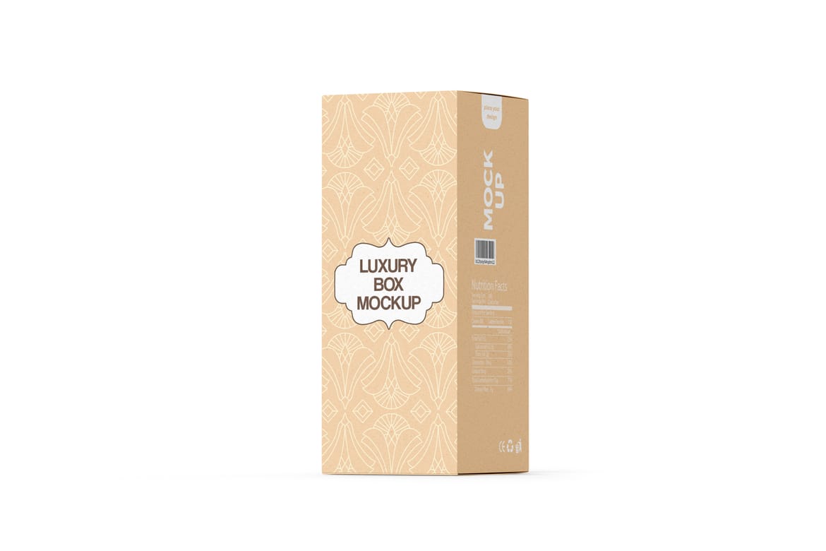 Slim Tall Box Mockup