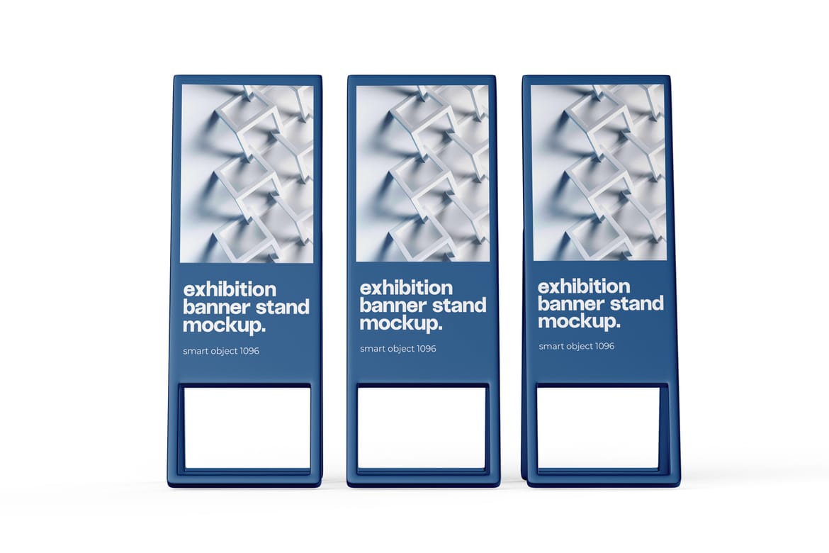 A Stand Advertising Board Mockup