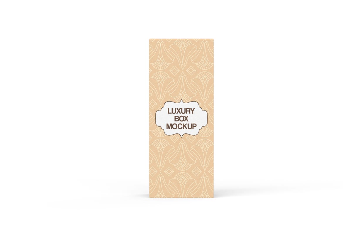 Slim Tall Box Mockup