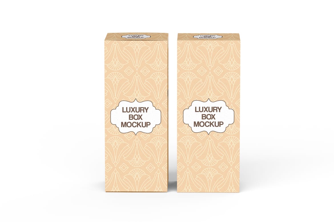 Slim Tall Box Mockup
