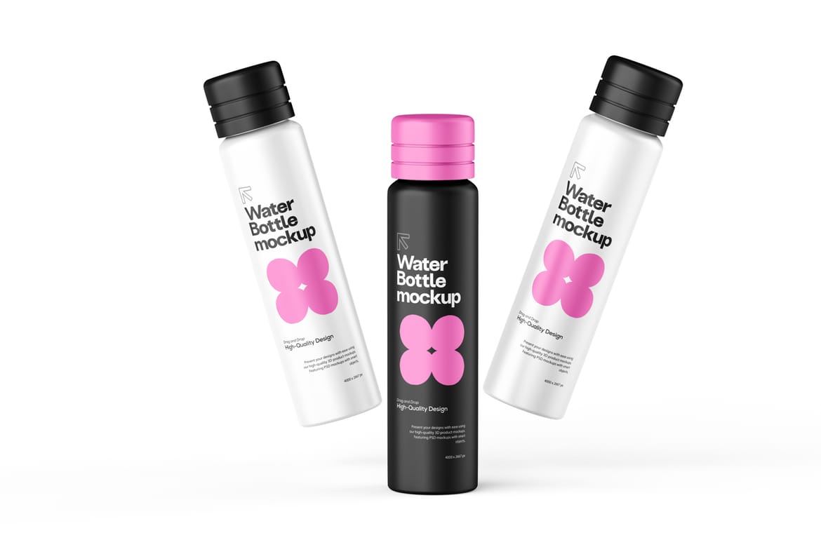 Plastic Water Bottle Mockup