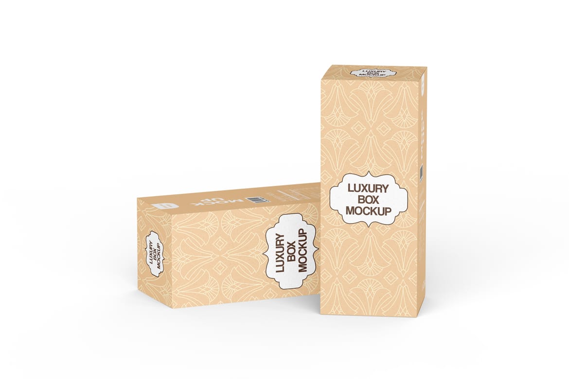 Slim Tall Box Mockup