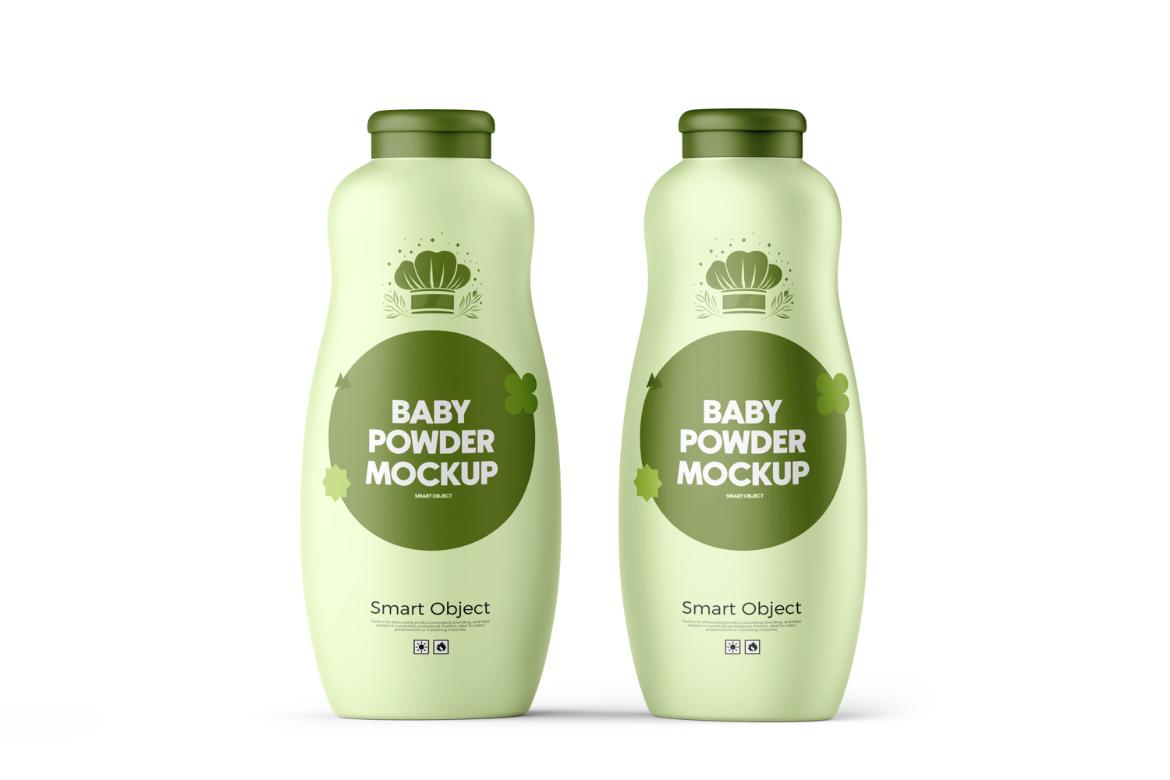 Powder Bottle Mockup