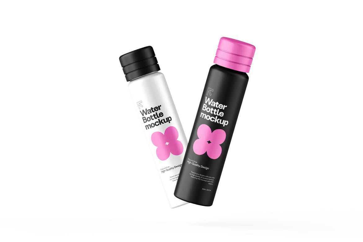 Plastic Water Bottle Mockup