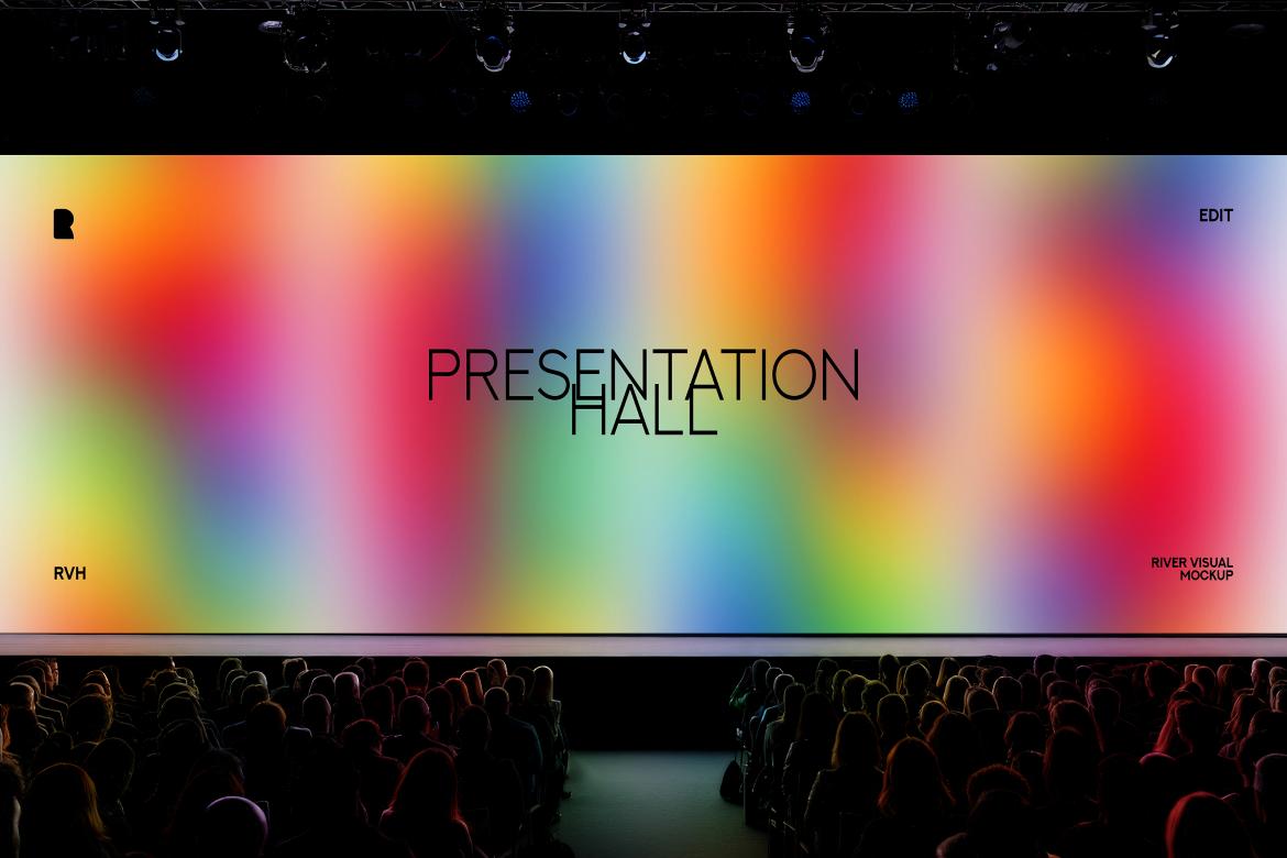 Presentation Hall Free Mockup