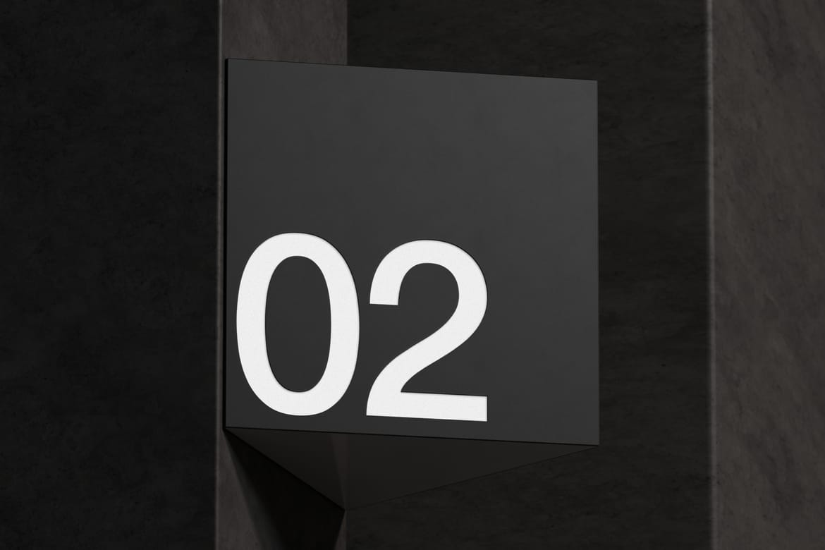 Sign (a) Mockup