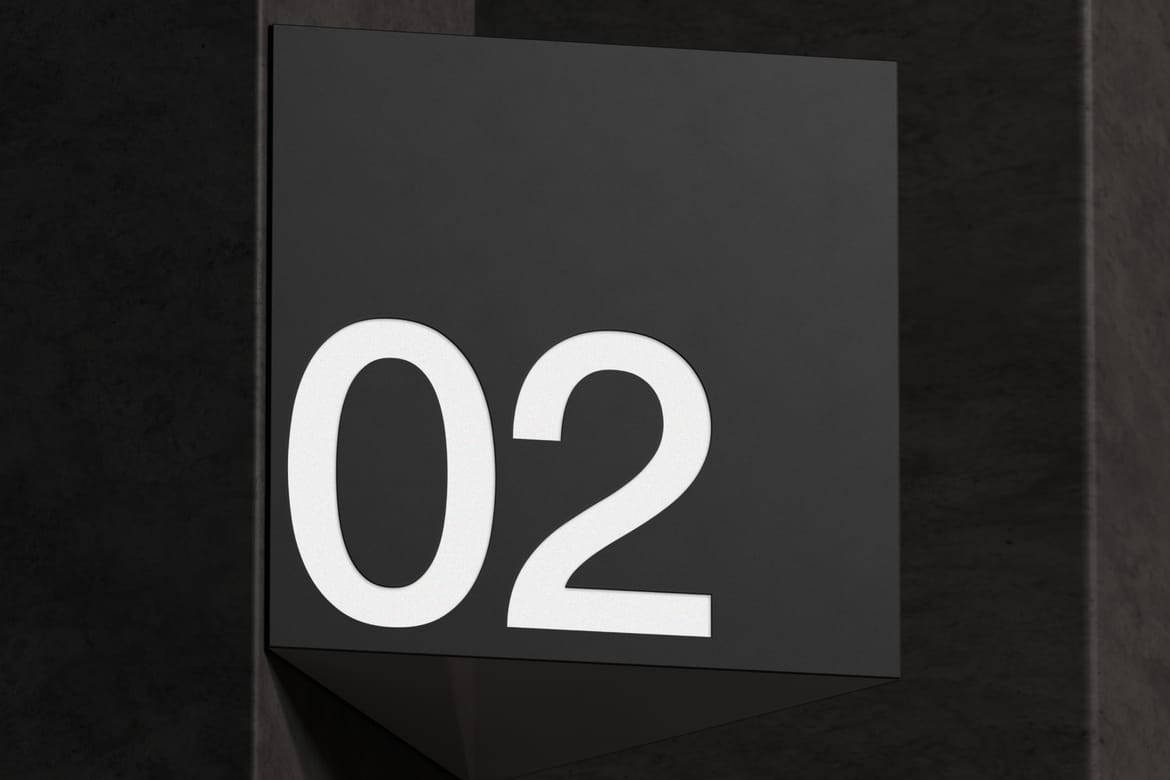 Sign (a) Mockup
