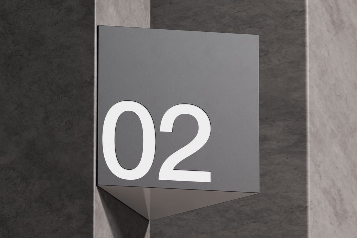 Sign (a) Mockup