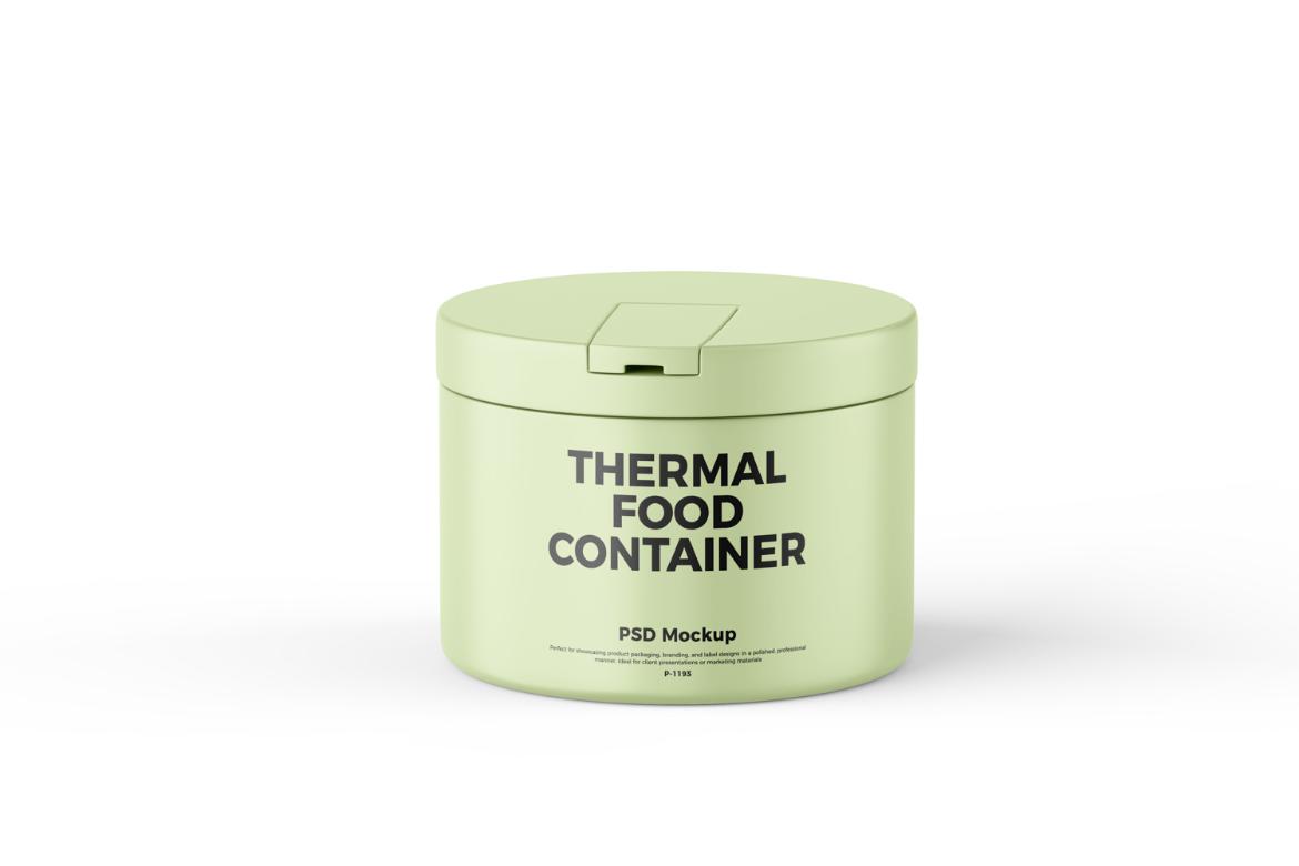 Thermal Food Container Mockup