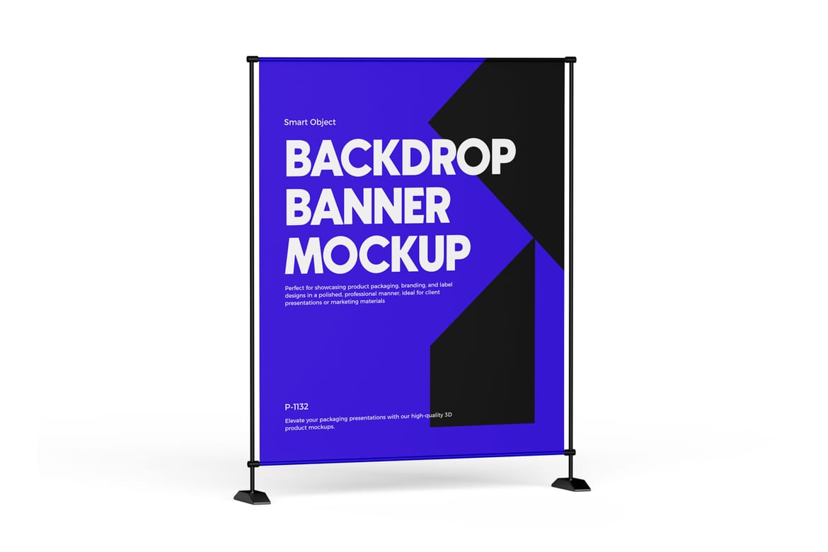 Street Backdrop Stand Mockup