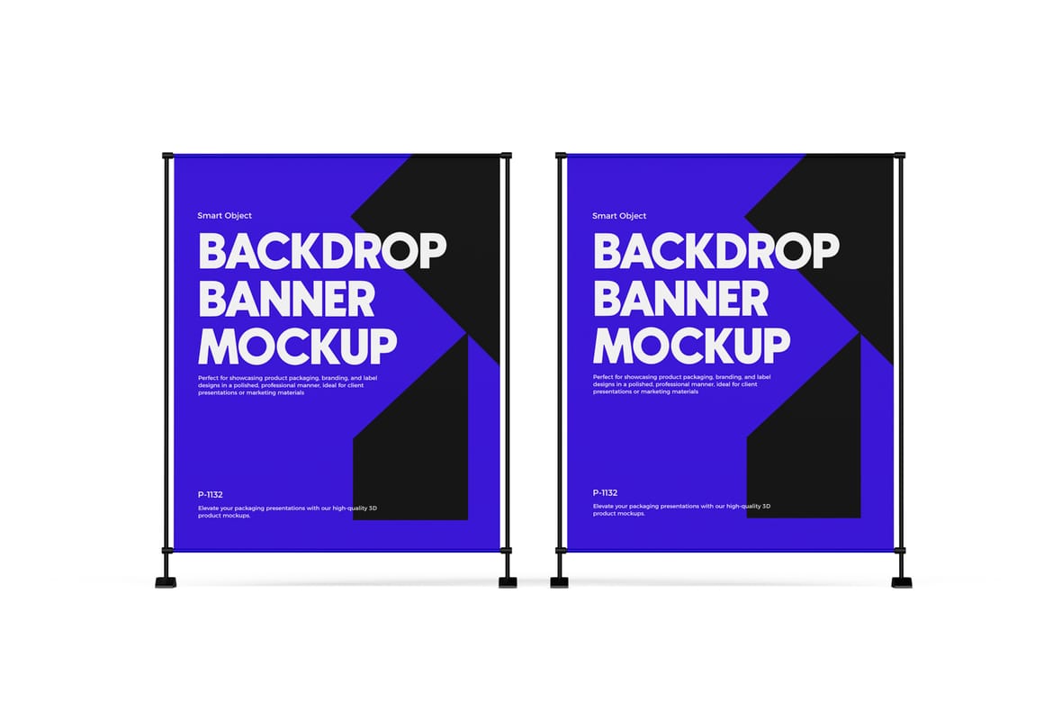Street Backdrop Stand Mockup