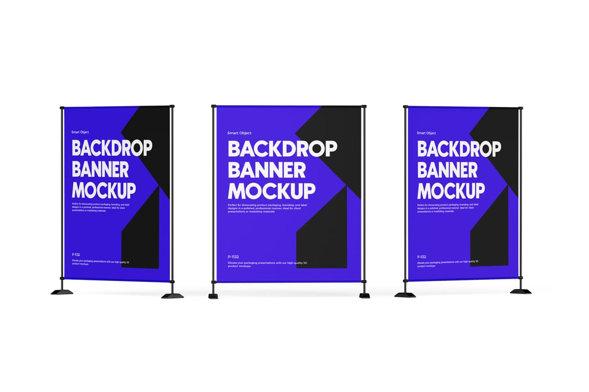 Street Backdrop Stand Mockup