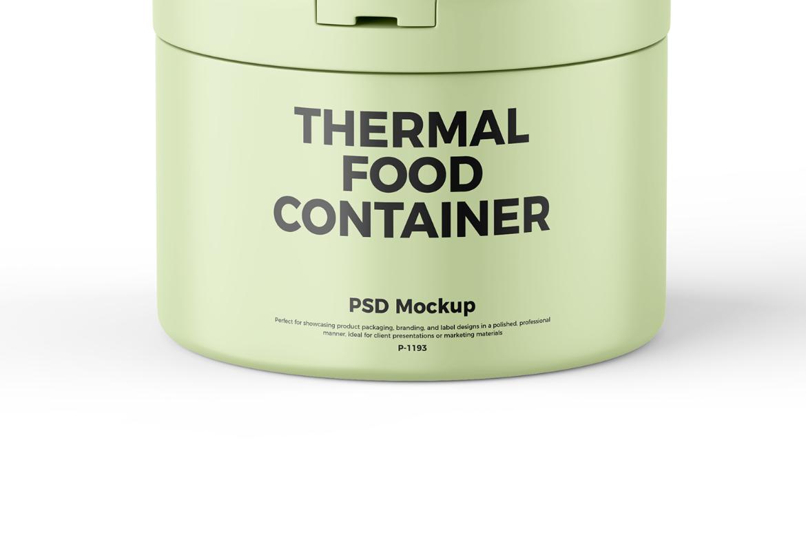 Thermal Food Container Mockup