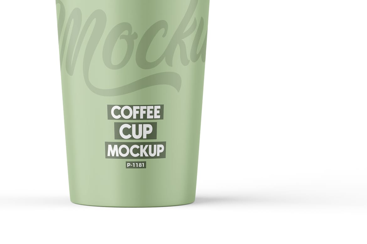 Coffee Cup Packaging Mockup