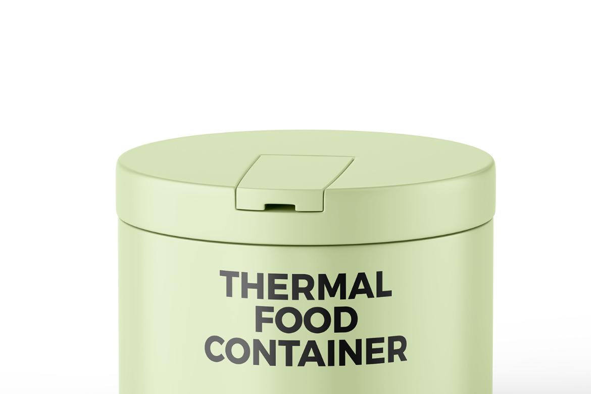 Thermal Food Container Mockup