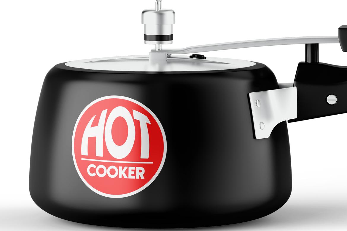Attractive Pressure Cooker Mockup