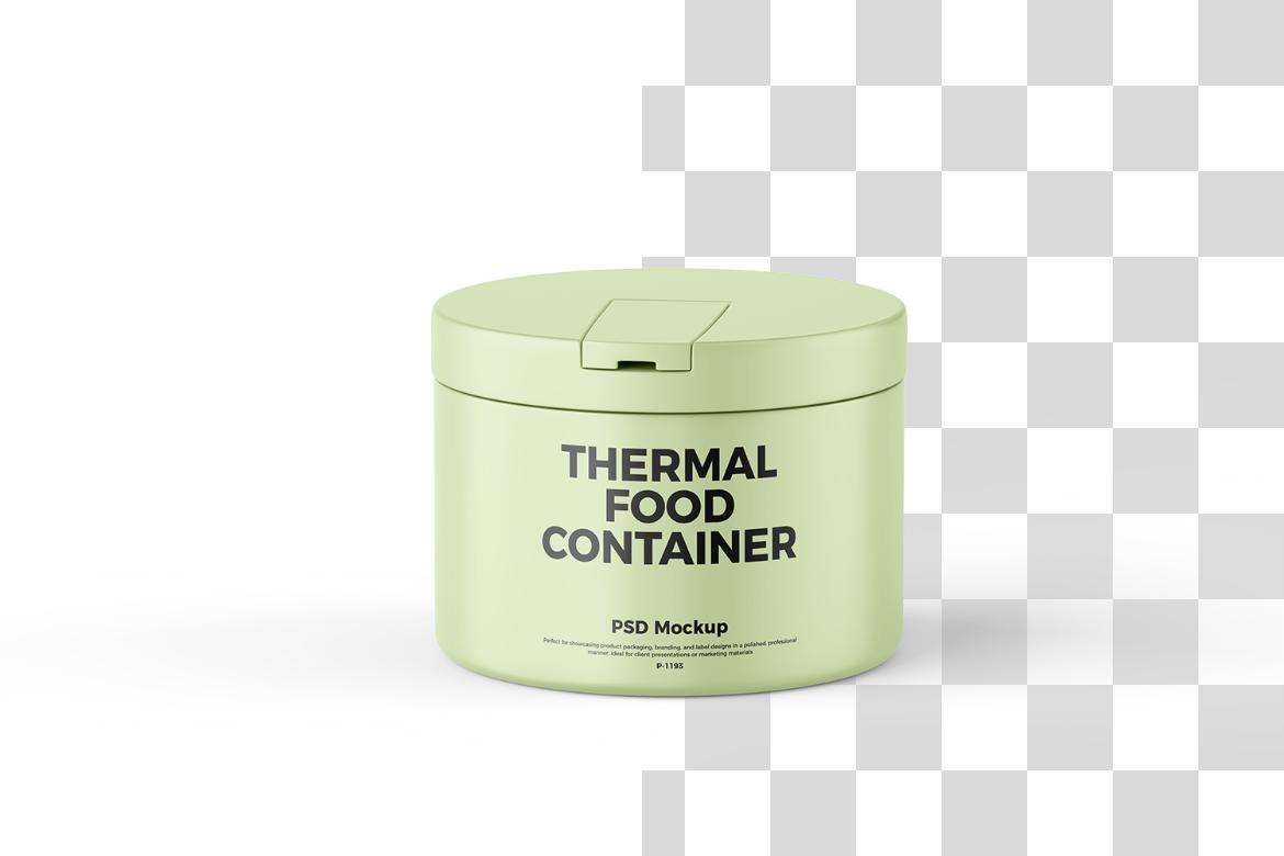 Thermal Food Container Mockup