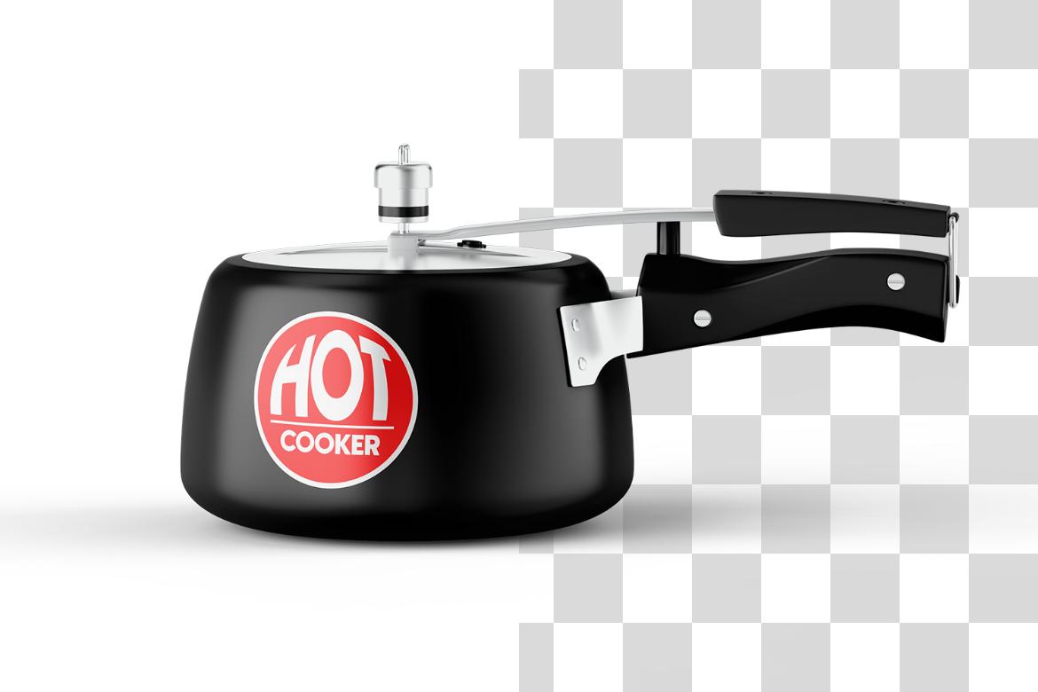Attractive Pressure Cooker Mockup
